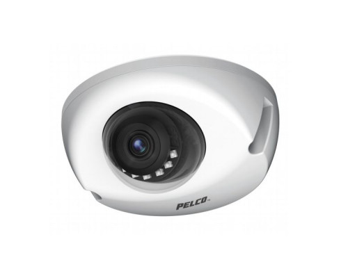 Pelco IWP333-1ERS 3 Megapixel Sarix Pro Network IR Vandal Resistant Wedge Dome Camera, 2.8mm Lens