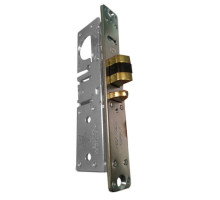 Adams Rite 4512-35-101-628 Standard Deadlatch with Bevel Faceplate and Strike in Clear Anodized