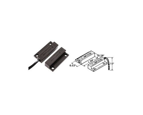 Seco-Larm SM-205Q-BR Surface-Mount N.C. Magnetic Contact