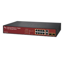 Interlogix NS2503-8P-2C 8-Port Fast Ethernet PoE-af/at Managed Switch