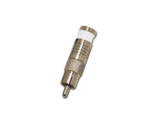 Eclipse Tools 705-004-WH-50 RCA Connector for RG6/U - White - 50 Pk