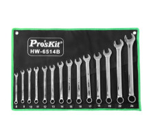 Eclipse Tools HW-6514B 14 Pc Combination Wrench Set, Metric