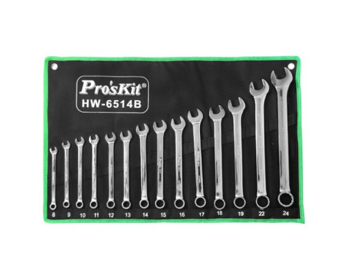 Eclipse Tools HW-6514B 14 Pc Combination Wrench Set, Metric