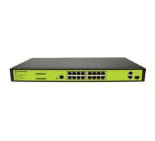 Syncom CMA-FG18P-300 16 Port Fast Ethernet PoE Switch with 1 Gigabit SFP Port & 1 Gigabit RJ45 Port