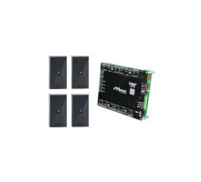 Linear 620-100272P eMerge Elite 4-Door, 4-Reader Access Control Module Bundle with Power Distribution Module