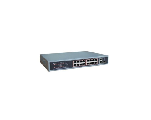 Vitek VT-16P200 18 Port Switch with 16 PoE Ports