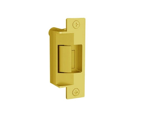 Folger Adam 732-12D-605-LBMLCM Fail Secure Fire Rated Electric Strike with Latchbolt & Locking Cam Monitor in Bright Brass