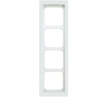 Alpha MT4W 4Hx1W Module Panel Frame - White