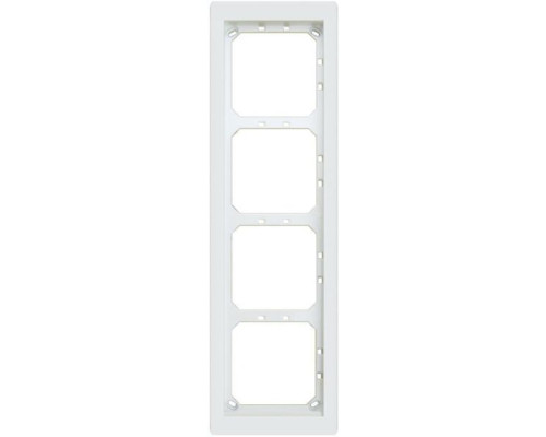 Alpha MT4W 4Hx1W Module Panel Frame - White