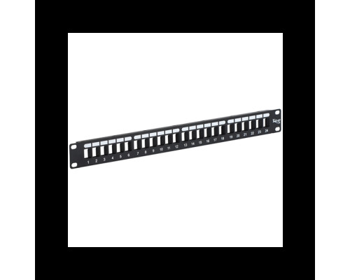 ICC IC107BP241 24-Port HD Flush Mount Blank Patch Panel, 1 RMS