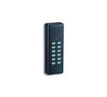 Interlogix 120-8236B G-Prox II Mullion Proximity Reader with Wiegand Keypad and 10' Cable, Verex Logo, Black