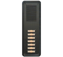 Alpha TTM7B 7 Button Speaker Panel-Brown-Flush