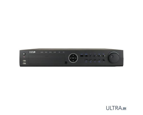 InVid UD3A-32-1TB 32 Channel HD TVI/SD-DEF 4 HD Bays Digital Video Recorder, 1TB