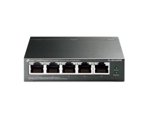 TP-Link TL-SG105PE 5-Port Gigabit Easy Smart Switch with 4-Port PoE+