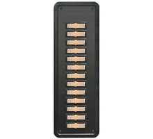 Alpha TBM13B 13 Buttons Only Panel-Brown-Flush