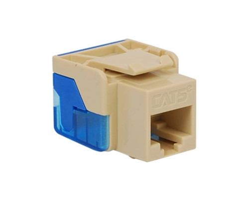 ICC IC1078E5IV CAT 5e EZ Keystone Jack, Ivory