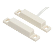 Nascom N35WGW-STSD Stick on SPDT Switch / Magnet Set, Breakoff End Mounting Flange, Center Wire Leads, White