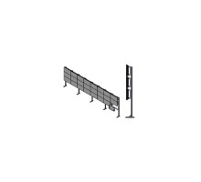 Orion WFS Stand Alone Floor Video Wall Mount