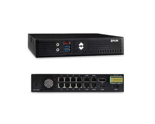 Flir USS-MR24-POE-08TB 24 Channels Meridian NVR 8TB with PoE Switch