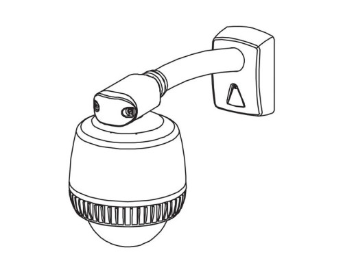 American Dynamics RHOLW Dome Wall Mount 23'