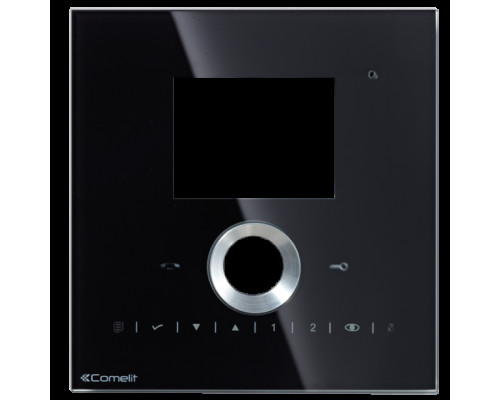 Comelit 6202N/C Black Faceplate for Planux Lux - ViP System