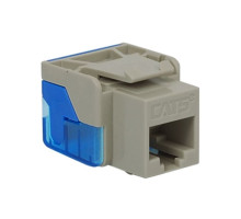 ICC IC1078E5GY CAT 5e EZ Keystone Jack, Gray