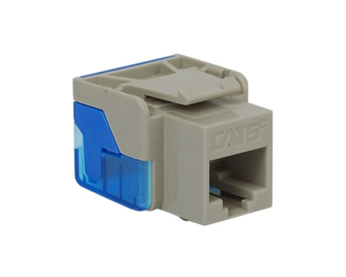 ICC IC1078E5GY CAT 5e EZ Keystone Jack, Gray