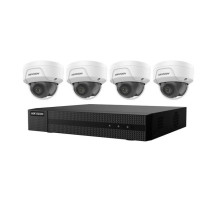 Hikvision EKI-K41D44 4-Channel 4K NVR 1TB with 4 x 4MP Outdoor Dome Cameras, 2.8mm Lens