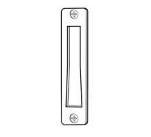 Adams Rite 4003-01-626 4000 Series ANSI Strike Plate in Satin Chrome