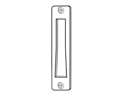 Adams Rite 4003-01-626 4000 Series ANSI Strike Plate in Satin Chrome