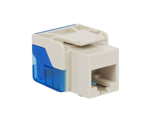 ICC IC1078E5WH EZ CAT 5e Keystone Jack, White