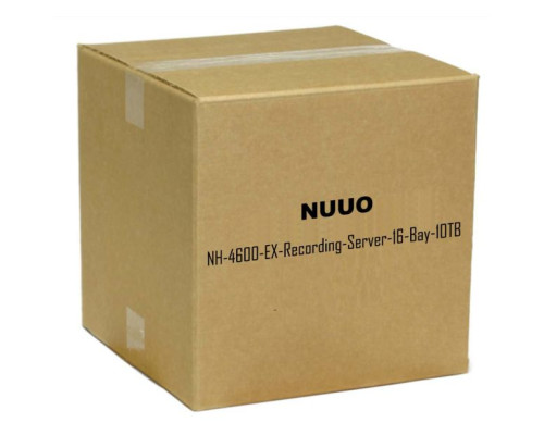 Nuuo NH-4600-EX-Recording-Server-16-Bay-10TB 4U 16-Bay Network Video Recorder, 10TB