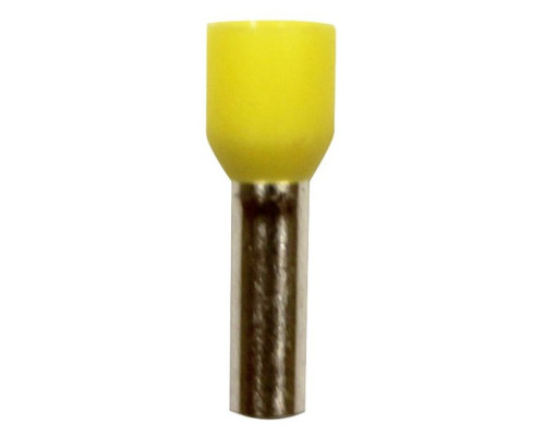 Eclipse Tools 701-085-100 Insulated Yellow Wire Ferrules, AWG 10 x 20mm, 100 Pcs