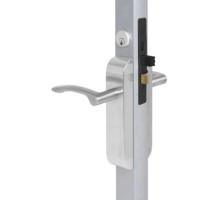 Adams Rite 2190-323-1ME-32D Dual Force Lock with Radius Strike, Exterior Trim Set and 1-1/8