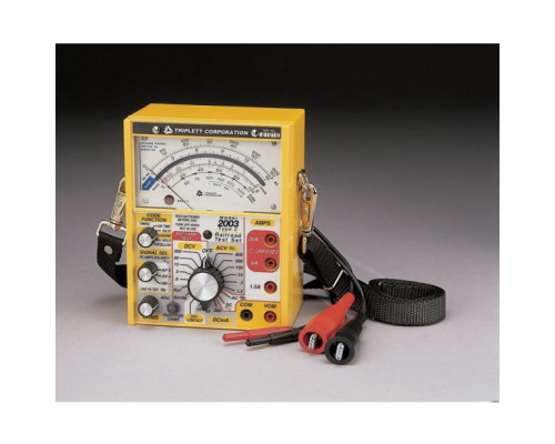 Triplett 2013 Railroad Test Set with 60 and 100Hz Cab Filters