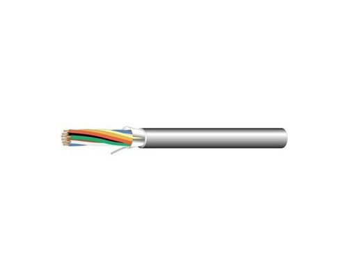 West Penn 253271BGY1000 8C 22G Stranded, Shielded Plenum Communication Cable, Gray, 1000'