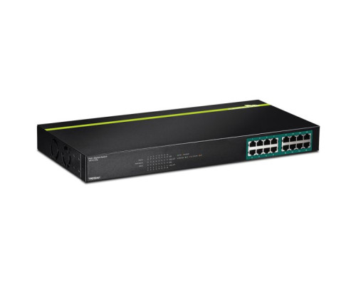 TRENDnet TPE-TG160G 16-Port GREENnet Gigabit PoE+ Switch - 250W