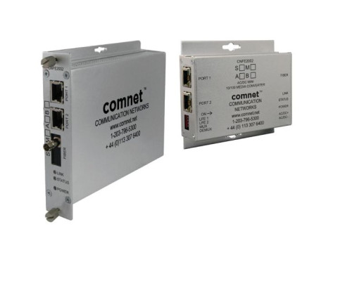 Comnet CNFE2005M2PoE/HO/M 2-Channel 100Mbps Media Converter