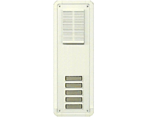 Alpha TTM5W 5 Button Speaker Panel-White-Flush