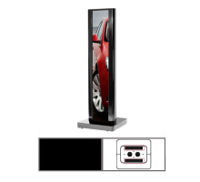 Peerless-AV KIP586-2LG-DISP Two-Sided Ultra Stretch Portrait Kiosk for the LG Ultra Stretch Signage 86BH5C Displays