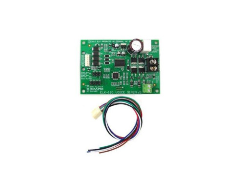 ELK 110 Voice/Siren Driver with Temporal Coded Bell