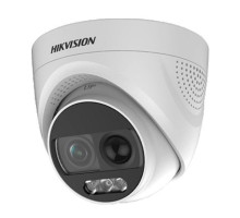 Hikvision DS-2CE72DFT-PIRXOF-3-6mm 1920 X 1080 TVI/AHD/CVI/Analog ColorVu Outdoor Dome Camera, 3.6mm Lens