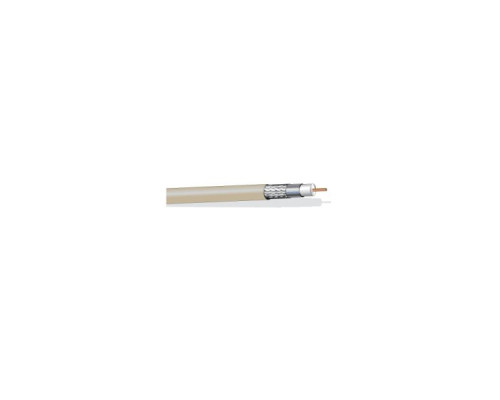 West Penn 256100IV0500 RG/6 18 AWG BCC plenum Cable 500 ft Ivory