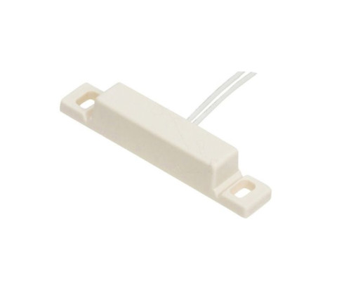 Nascom N35WGW-SWFB Stick on Open Loop Switch, Breakoff End Mounting Flange, Center Wire Leads, White