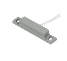 Nascom N35WGG-SWSD Stick on SPDT Switch, Breakoff End Mounting Flange, Center Wire Leads, Gray