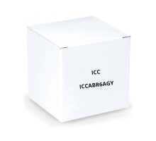 ICC ICCABR6AGY 650MHz CAT6A Bulk Cable with 23 AWG UTP Solid Wires, CMR Jacket in a Pull Box, 1000', Gray