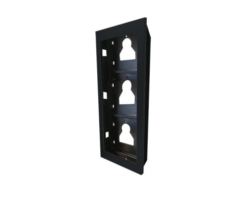 Comelit UT9163B Flush-Mounted Frame, 3 Ultra Modules, Black