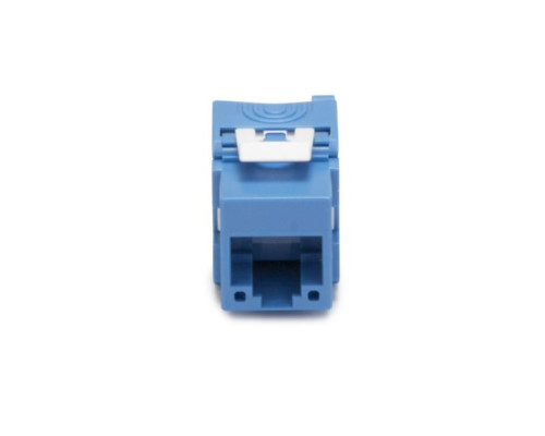 Platinum Tools 752BL-1 Keystone Cat6A Jack, UTP, Tool-less, Blue, 1 Per Bag