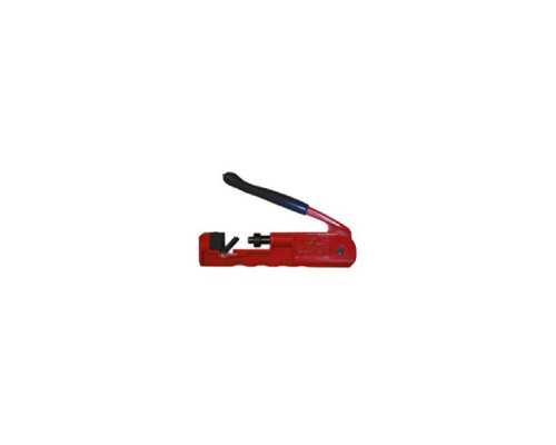 West Penn CPLCCT-SS59/11 Compression Tool for RG59/6/11 - F Type Connectors, Red