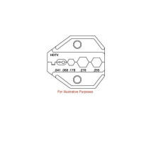 Platinum Tools 17061C Die Set, HDTV/True 75 Ohm BNC/TNC